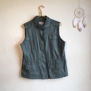 Ashley by 26 international military green vest